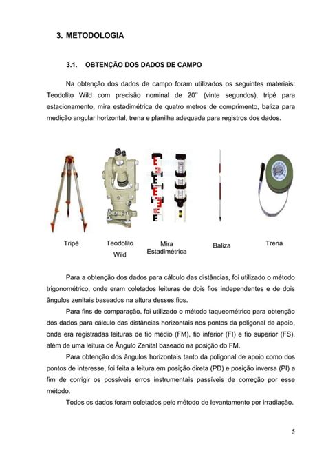 Faça um Levantamento .